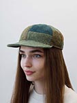 Бейсболка STETSON арт. 7790502 BASEBALL CAP PATCHWORK WOOL (коричневый / синий)